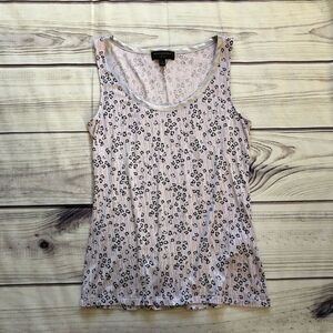 BANANA Republic Leopard Print Grey Silver Tank